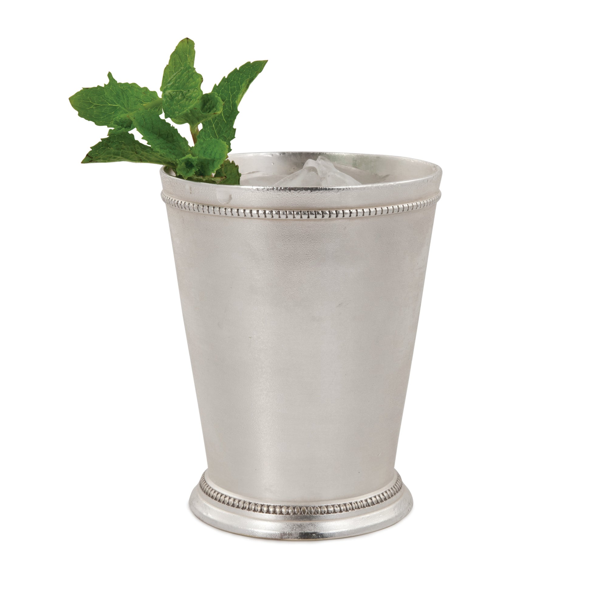 Mint Julep Cup by Twine, Sterling Silver-Plated Brass | Barsonist