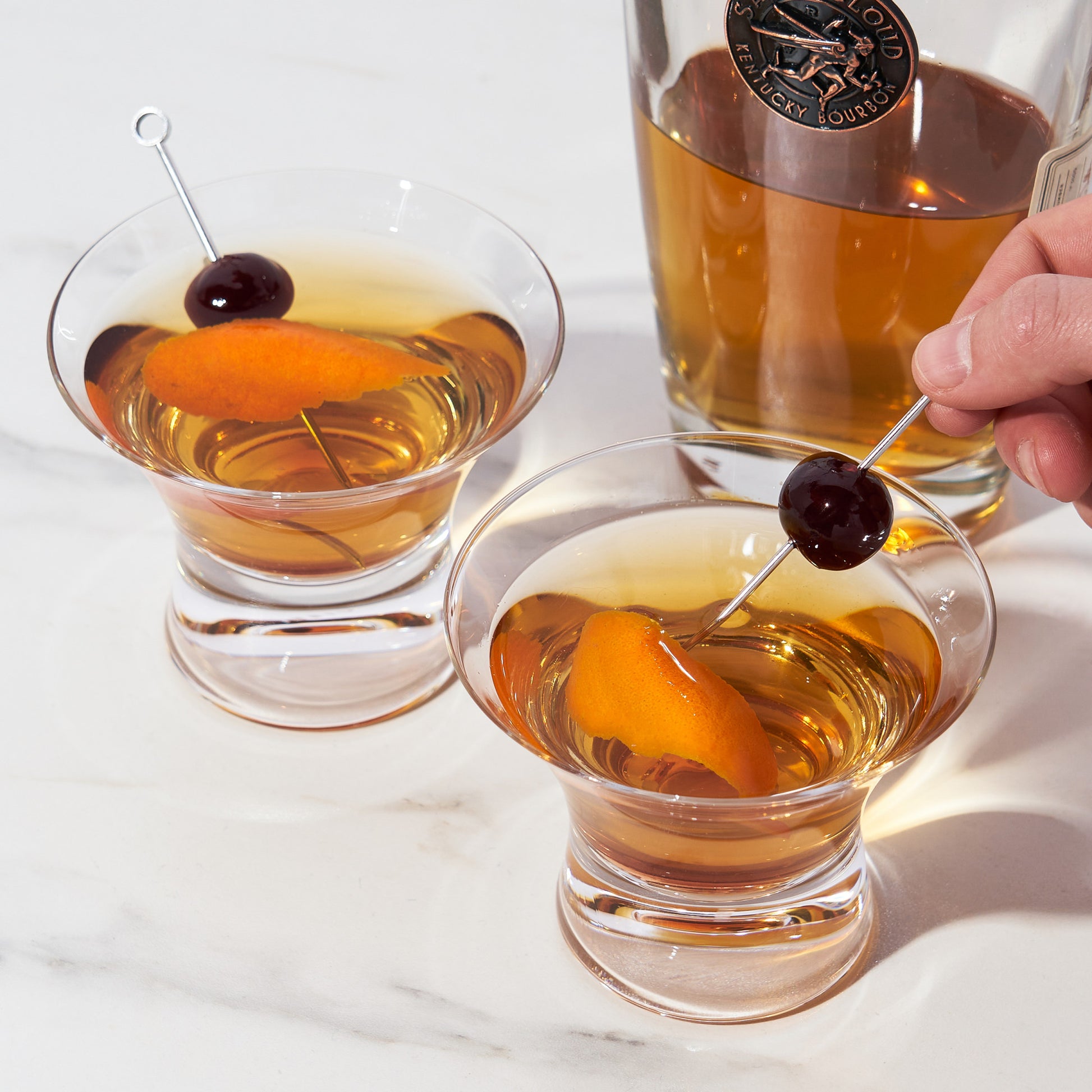 Raye Manhattan Crystal Glasses Viski® (Set of 2)