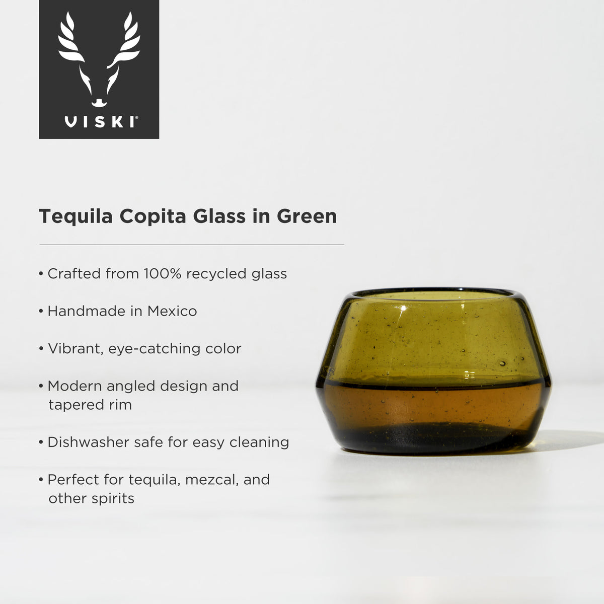 Copita Green Tequila Glass Viski®