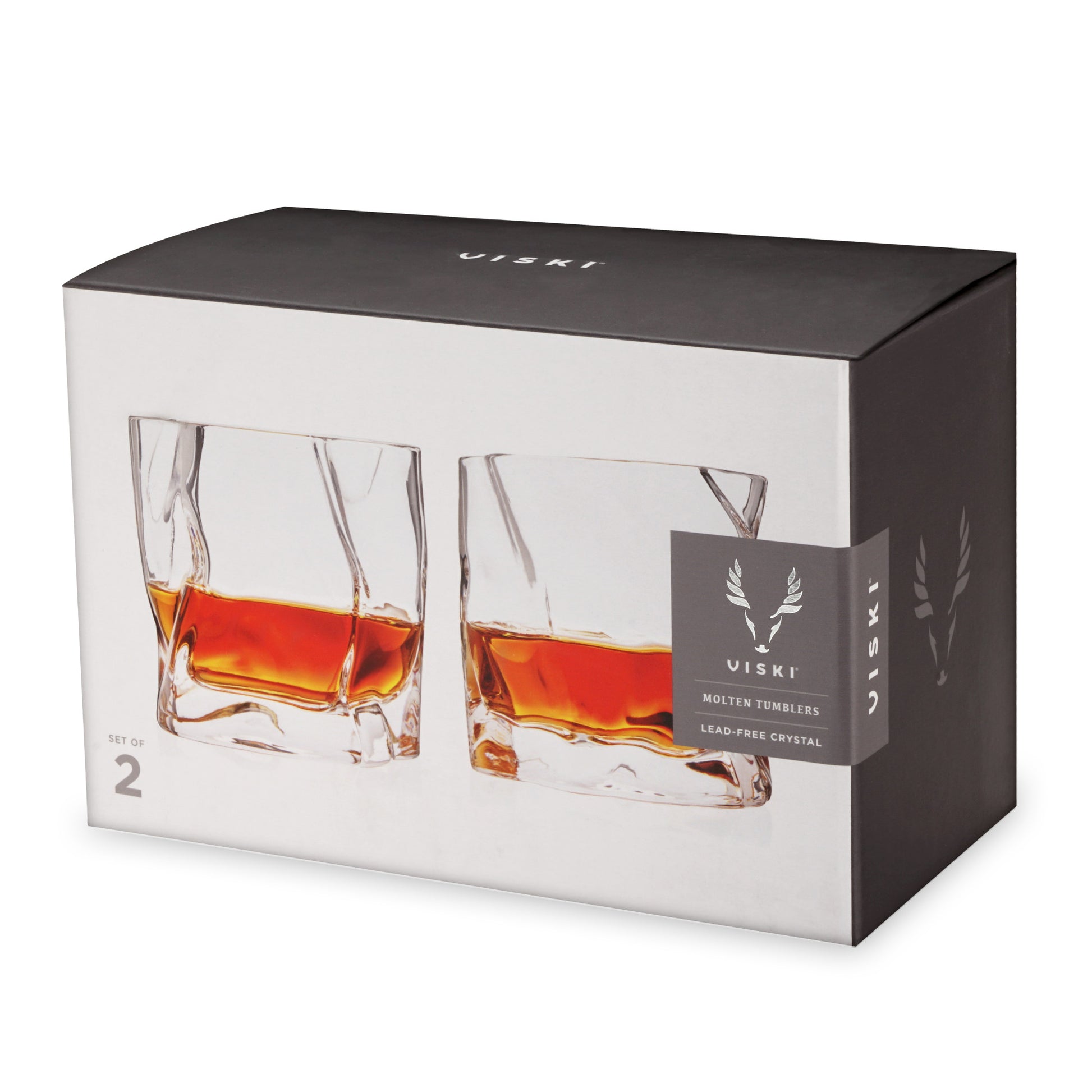 Crystal Molten Tumblers Viski® (Set of 2)