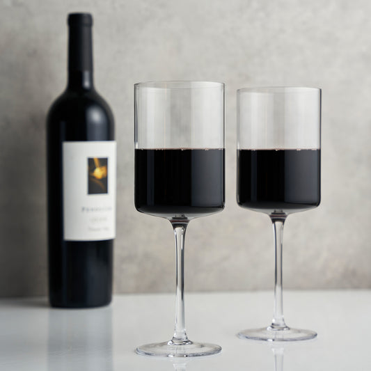 Laurel Crystal Red Wine Glasses Viski® (Set of 2)