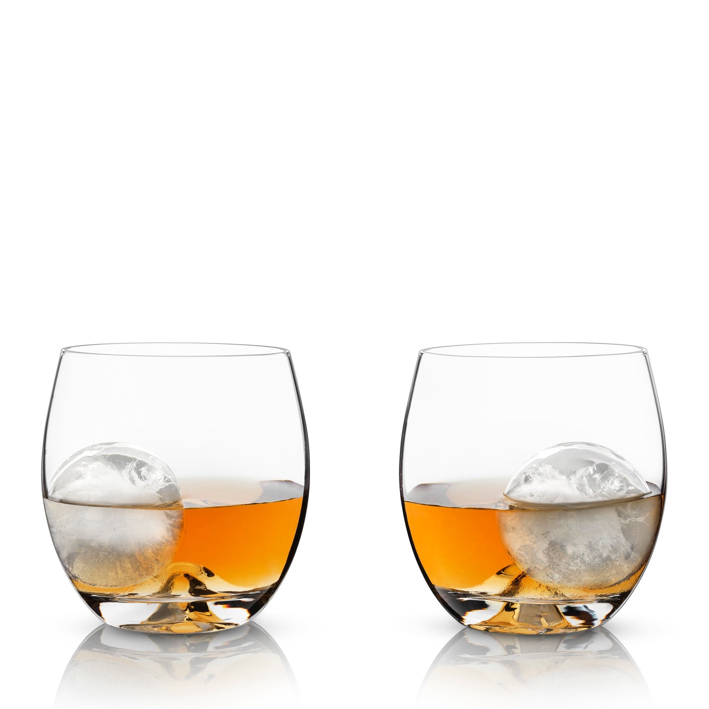 4 Piece Glacier Rocks Glass and Ice Mold Set Viski®