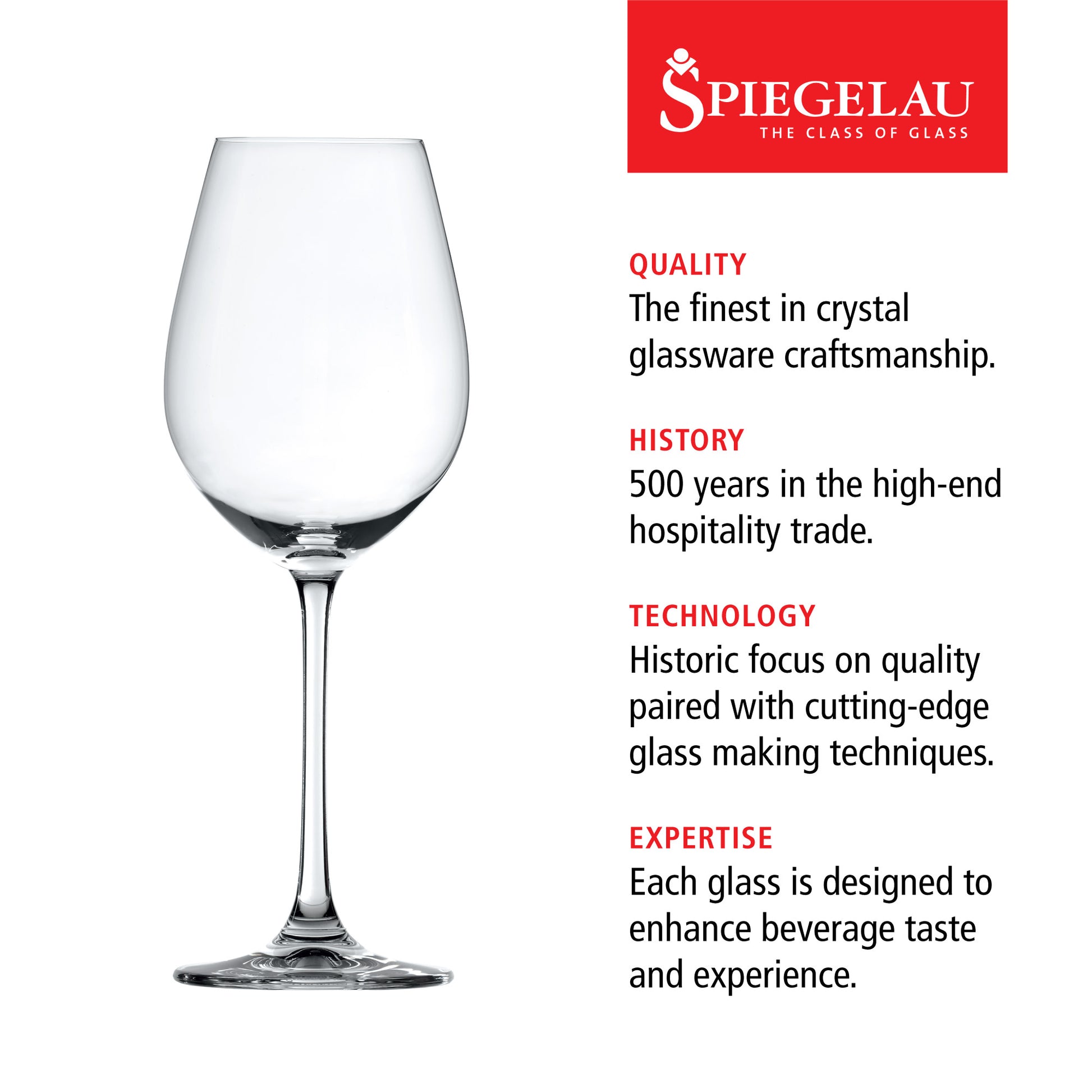 Spiegelau Salute 16.4 oz White Wine Glasses, Set of 4 | Barsonist