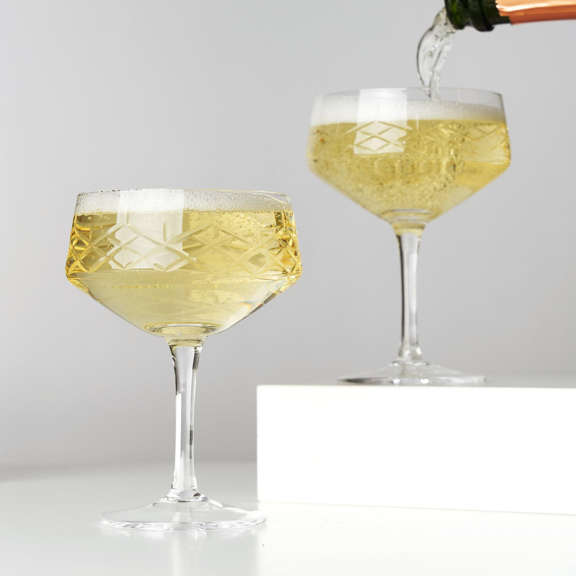 Admiral Crystal Coupe Glasses Viski® (Set of 2)