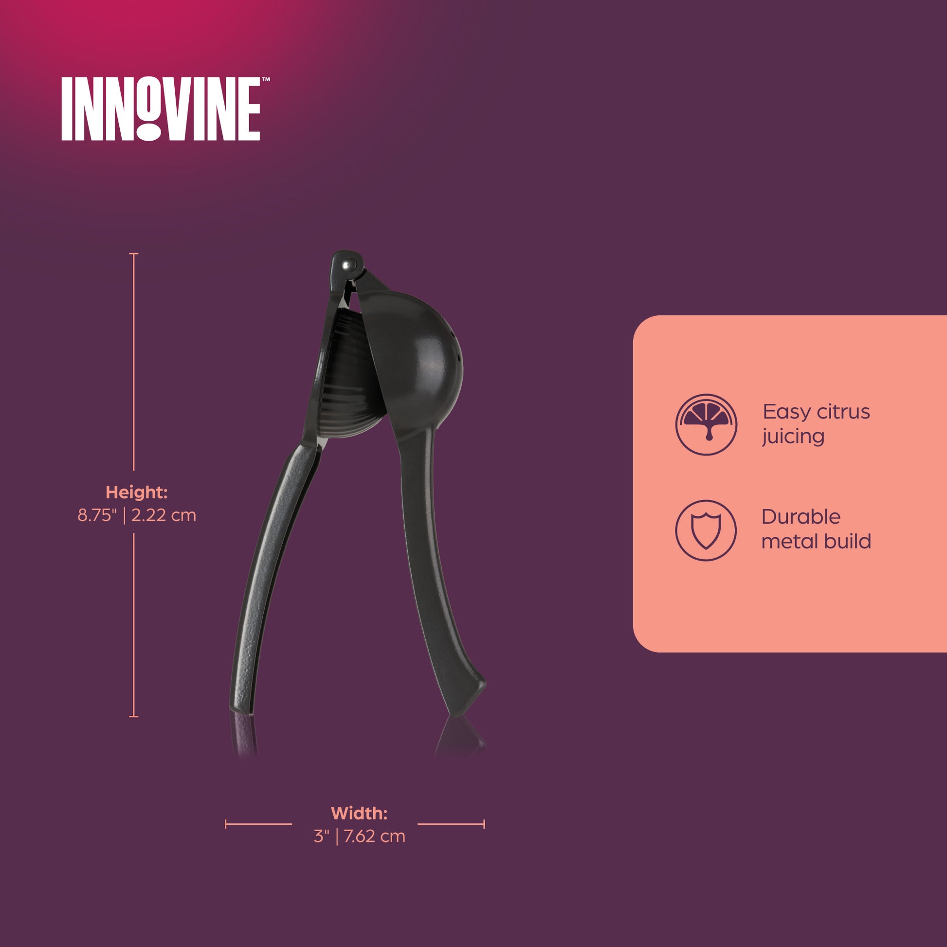 Citrus Press by Innovine | Die-Cast Bar Juicer | Barsonist