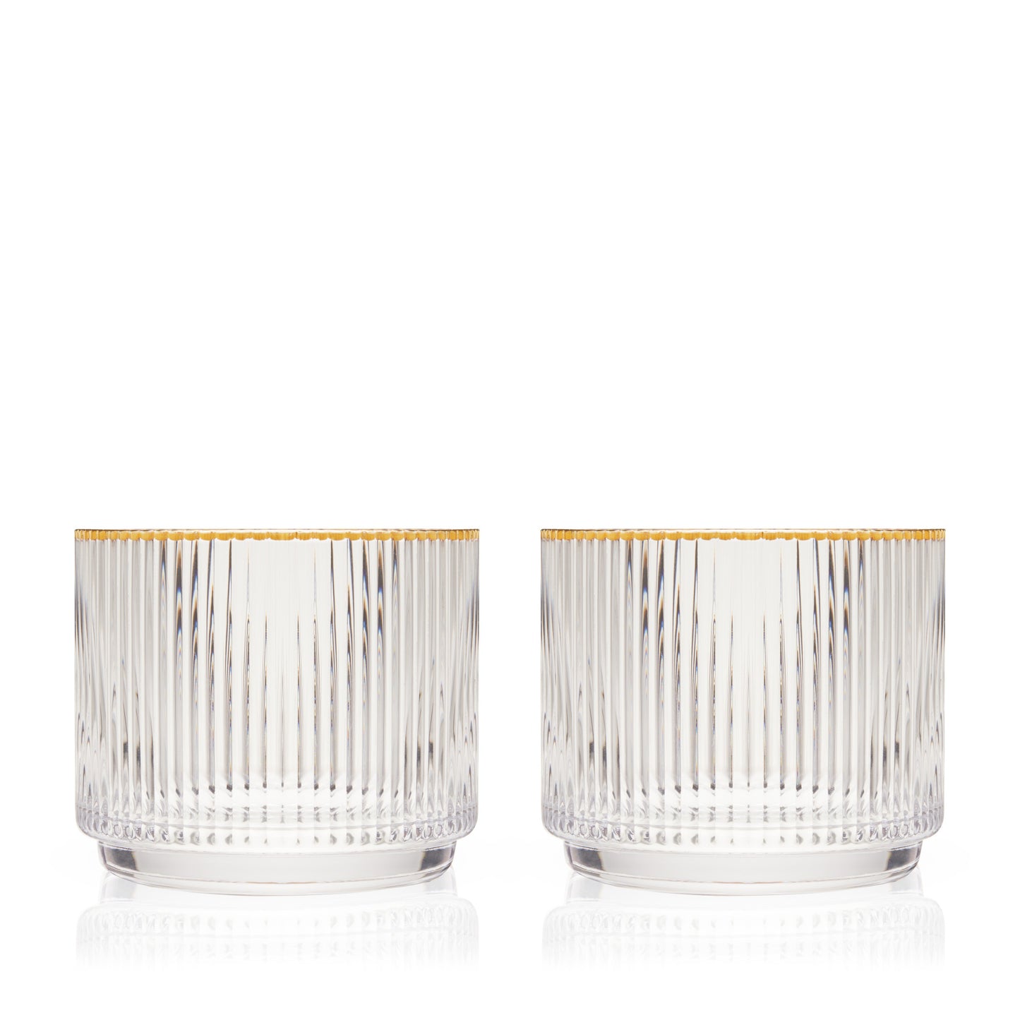 Meridian Crystal Lowball Tumblers Viski® (Set of 2)