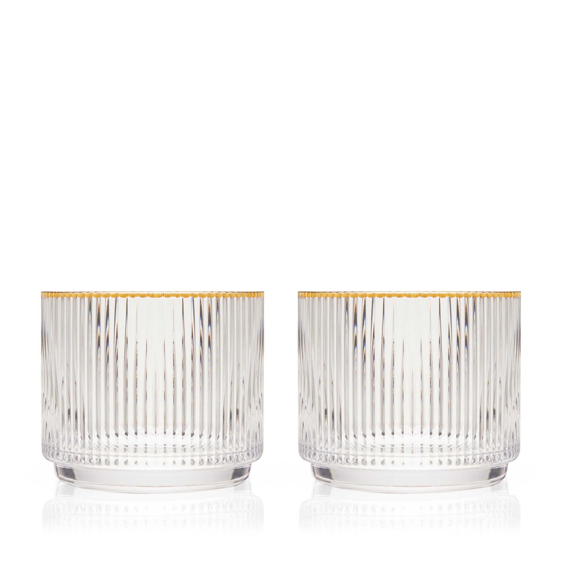 Meridian Crystal Lowball Tumblers Viski® (Set of 2)