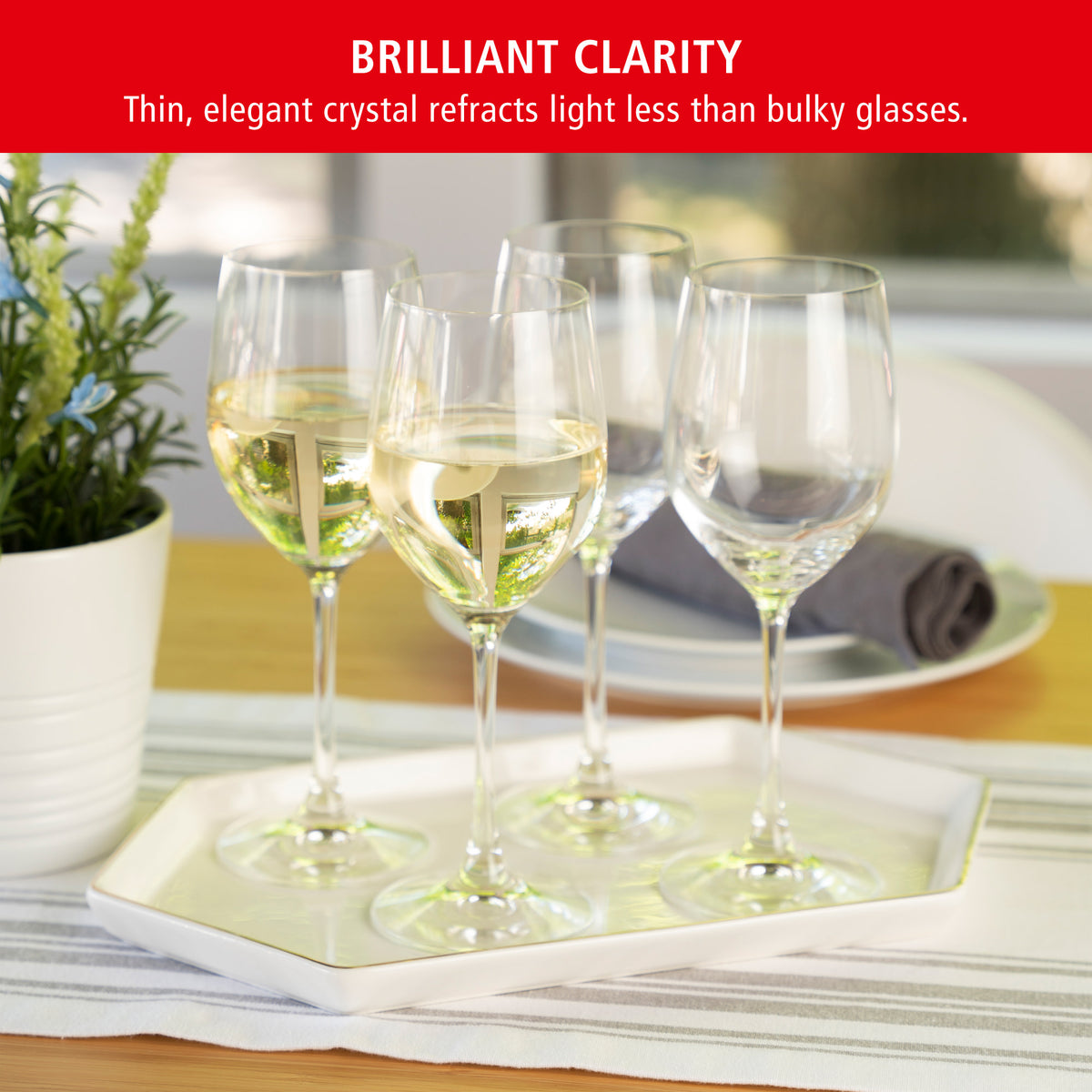 Spiegelau 12 Oz Vino Grande White Wine Glasses (Set of 4)