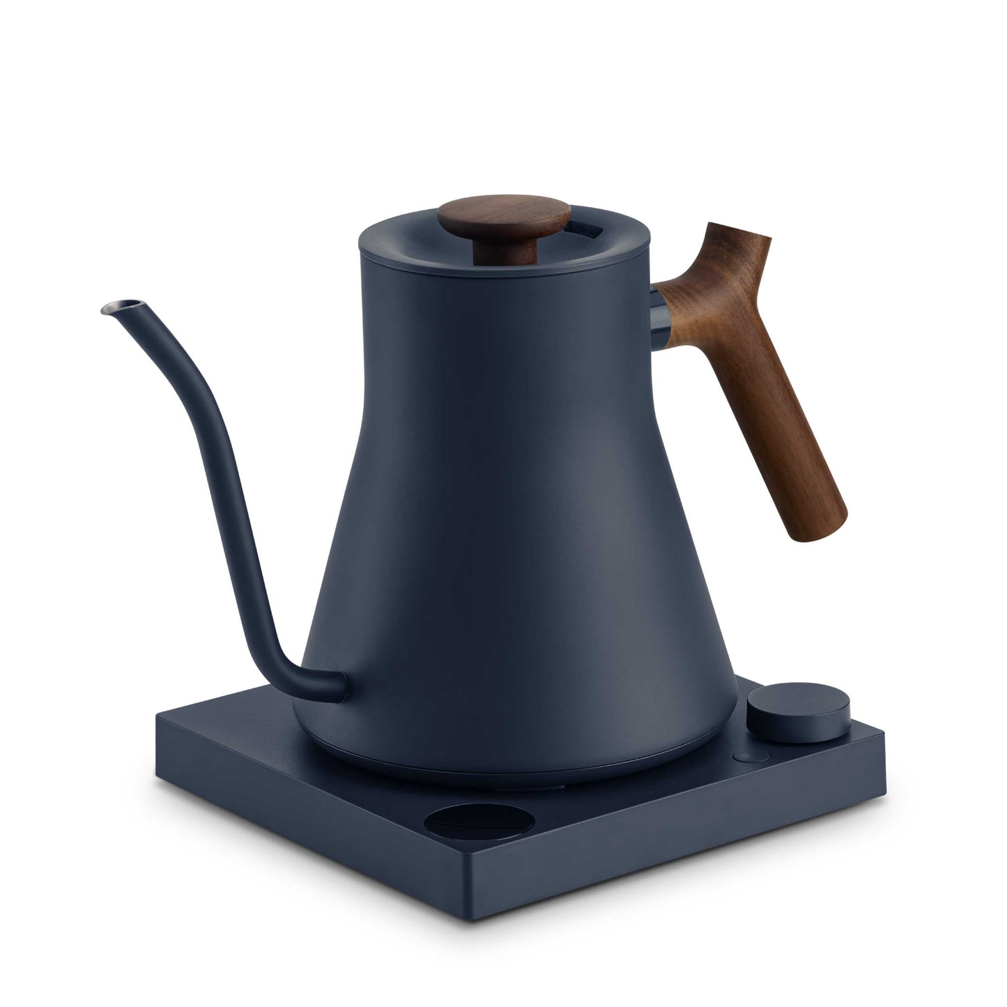 Fellow Stagg EKG Pro Electric Kettle - Stone Blue with Walnut | WiFi-Enabled Precision Temperature Control | Barsonist