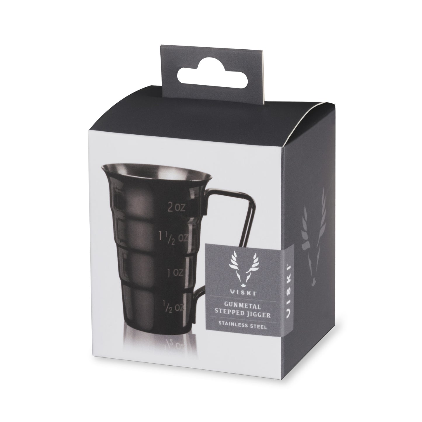 Warren Gunmental Stepped Jigger Viski®