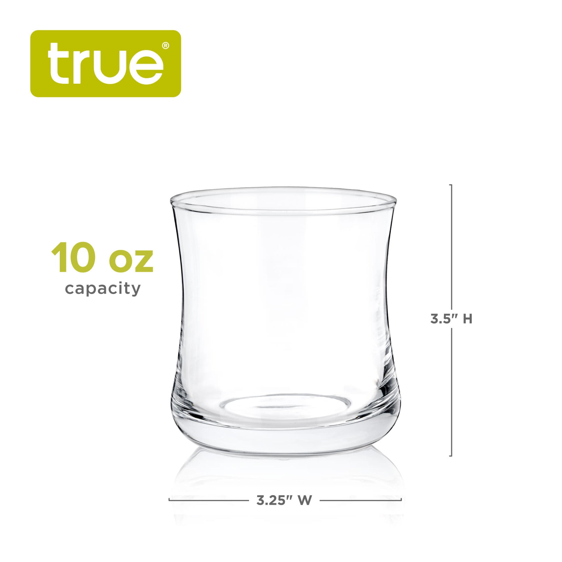 Bourbon Glasses, Set of 4 by True