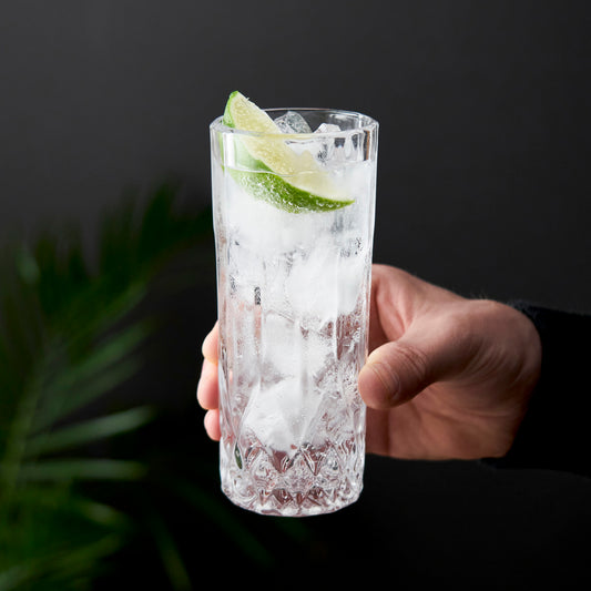 Admiral Crystal Highball Glasses by Viski, Set of 4 | Barsonist