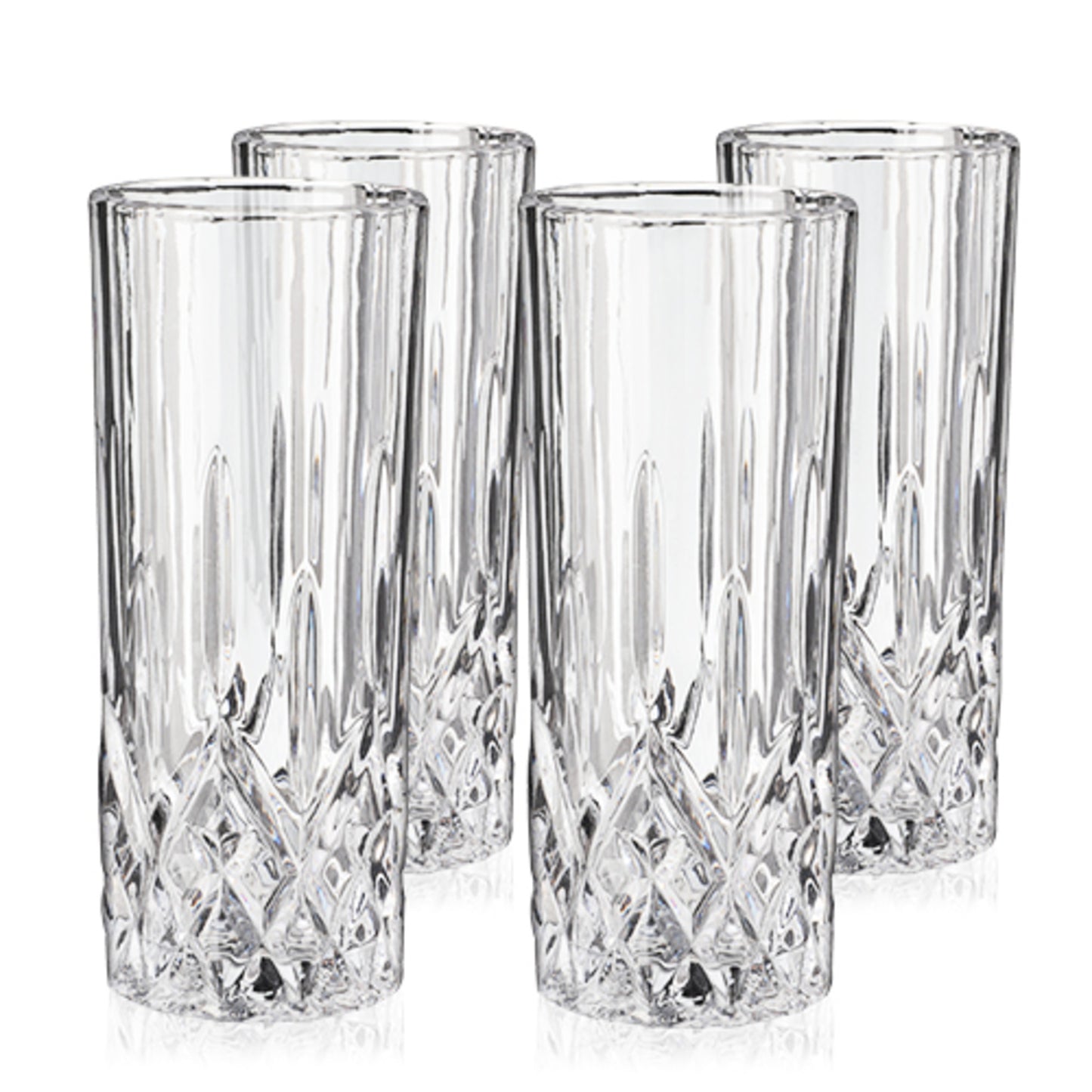 Admiral Crystal Highball Glasses by Viski, Set of 4 | Barsonist