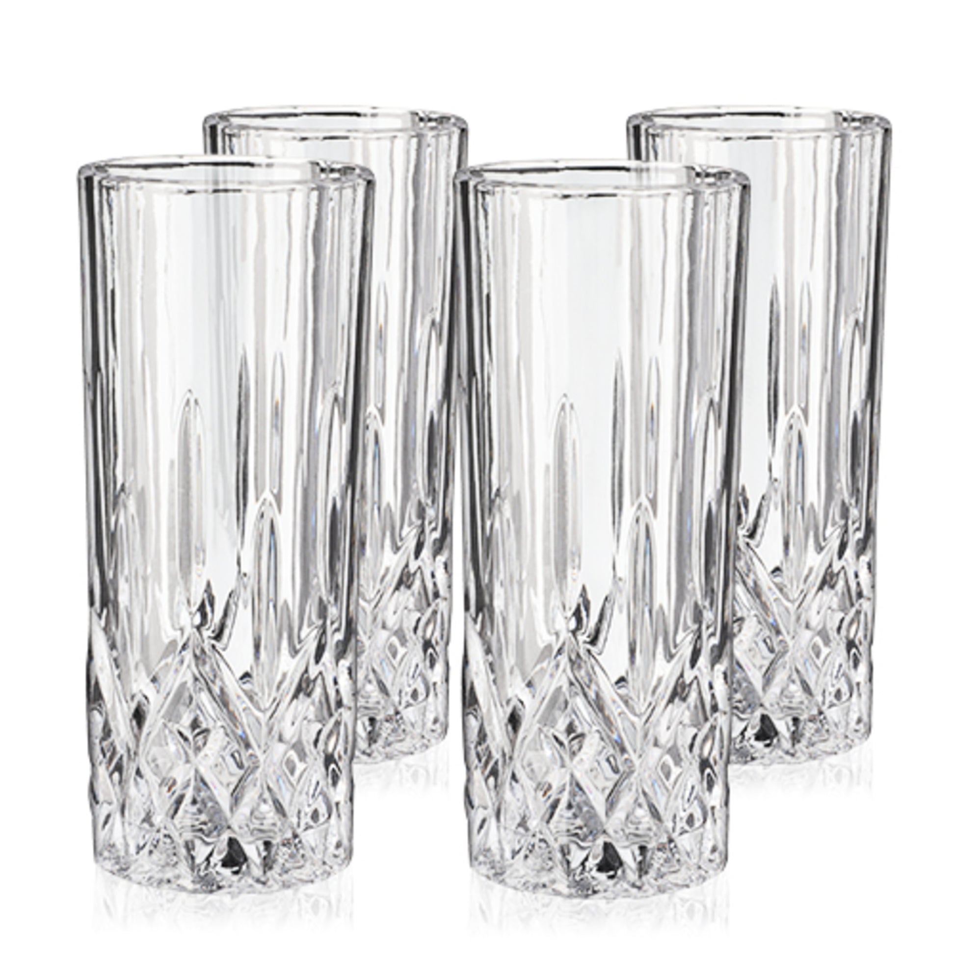 Admiral Crystal Highball Glasses by Viski, Set of 4 | Barsonist