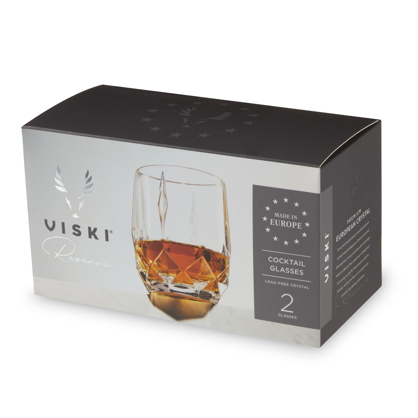 Reserve Bruno Crystal Cocktail Glasses Viski® (Set of 2)