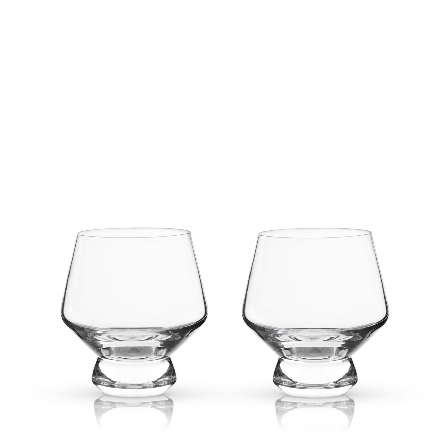 Raye Footed Crystal Punch Glasses by Viski, Set of 2 | Barsonist