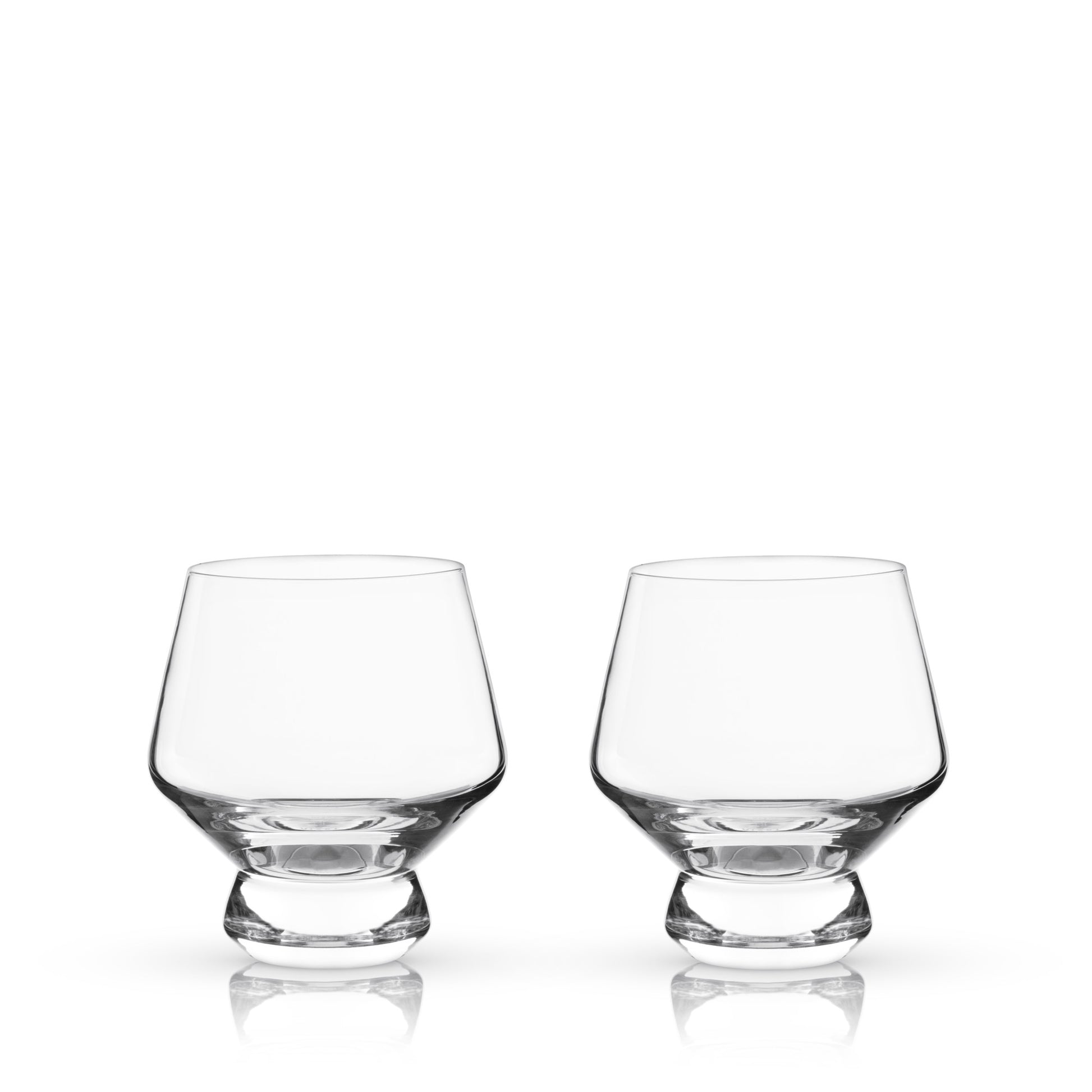 Raye Footed Crystal Punch Glasses by Viski, Set of 2 | Barsonist