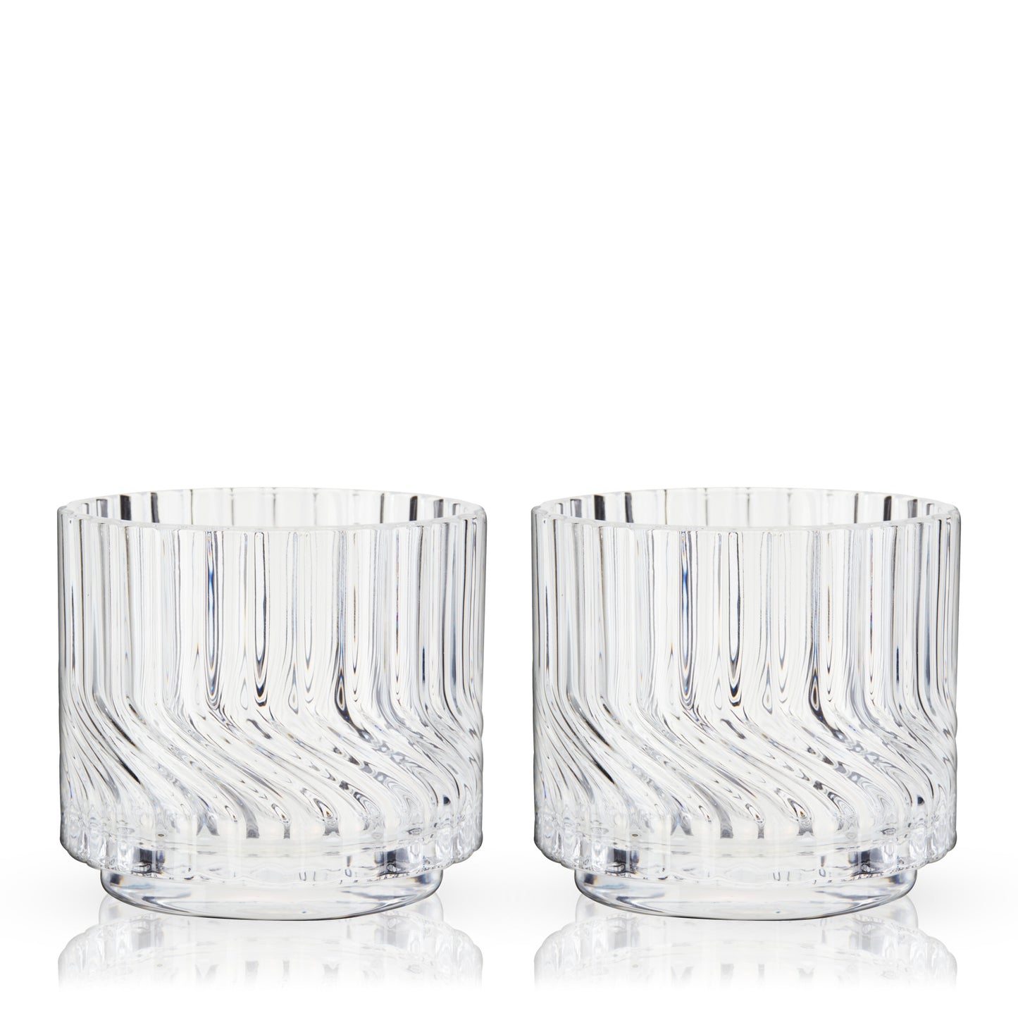 Zephyr Crystal Lowball Tumblers Viski® (Set of 2)