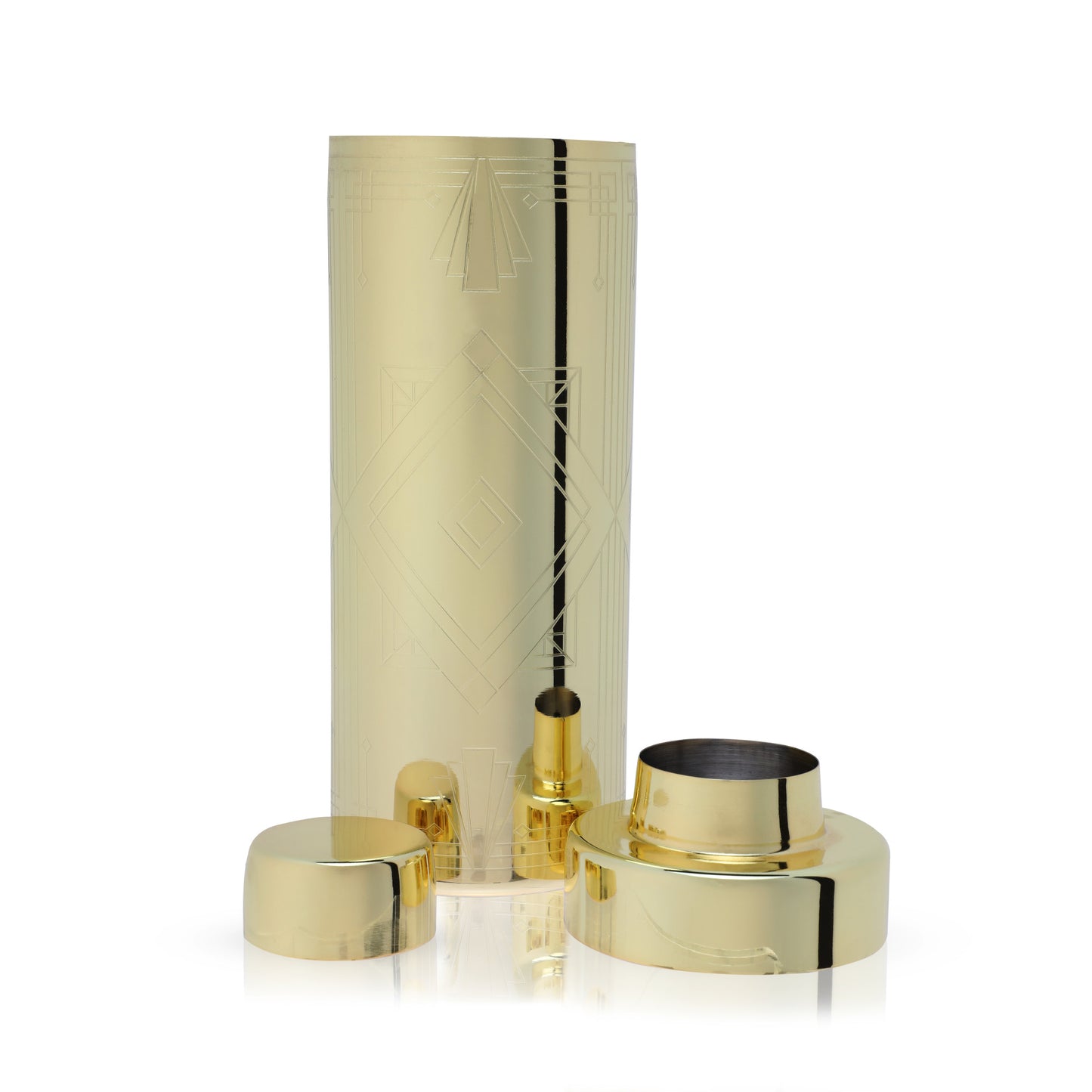 Art Deco 24 Oz Gold Cocktail Shaker Viski®