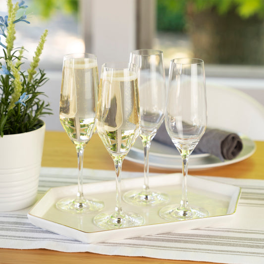 Spiegelau Style 8.5 Oz champagne Flutes (Set of 4)