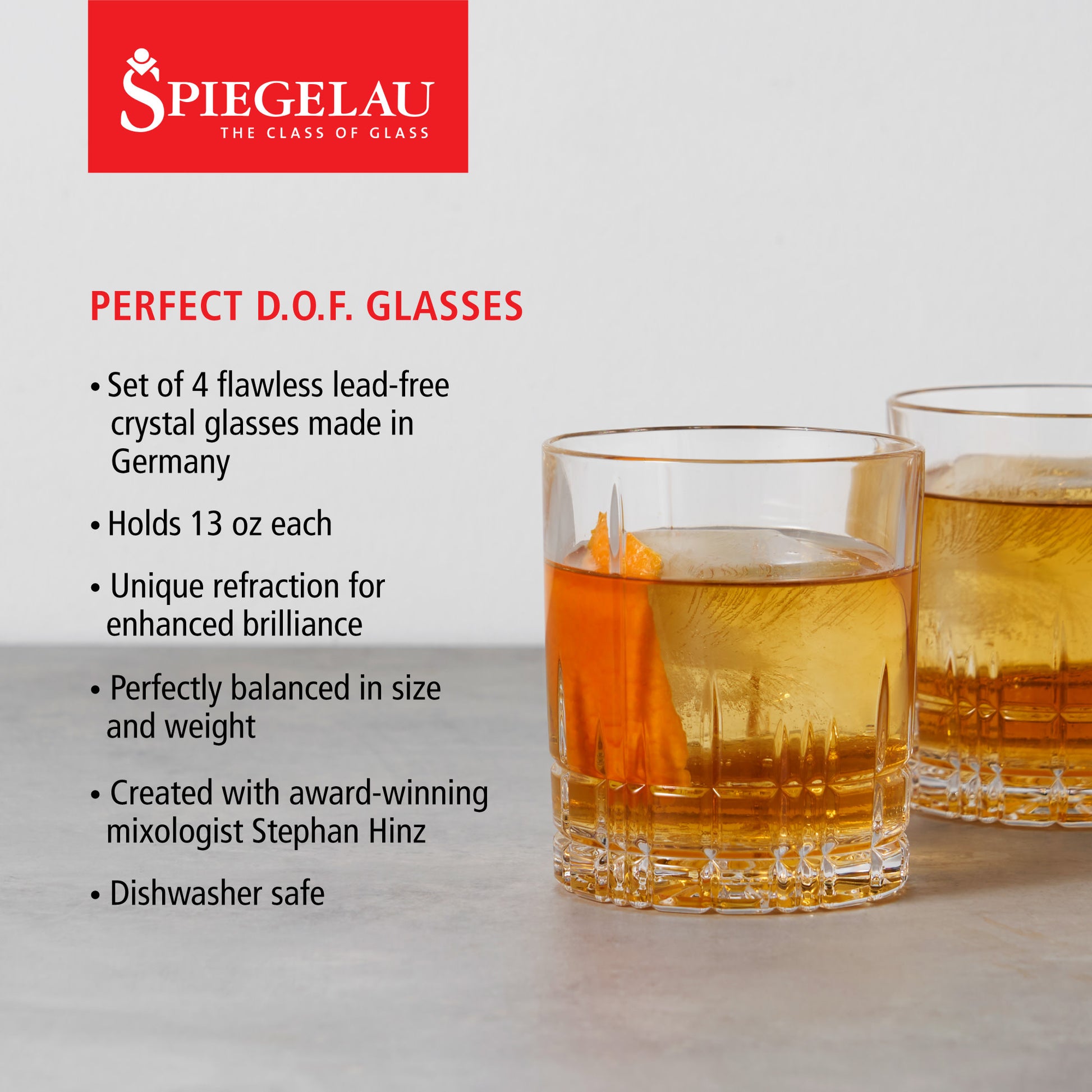Spiegelau 13 Oz Perfect DOF Glasses (Set of 4)