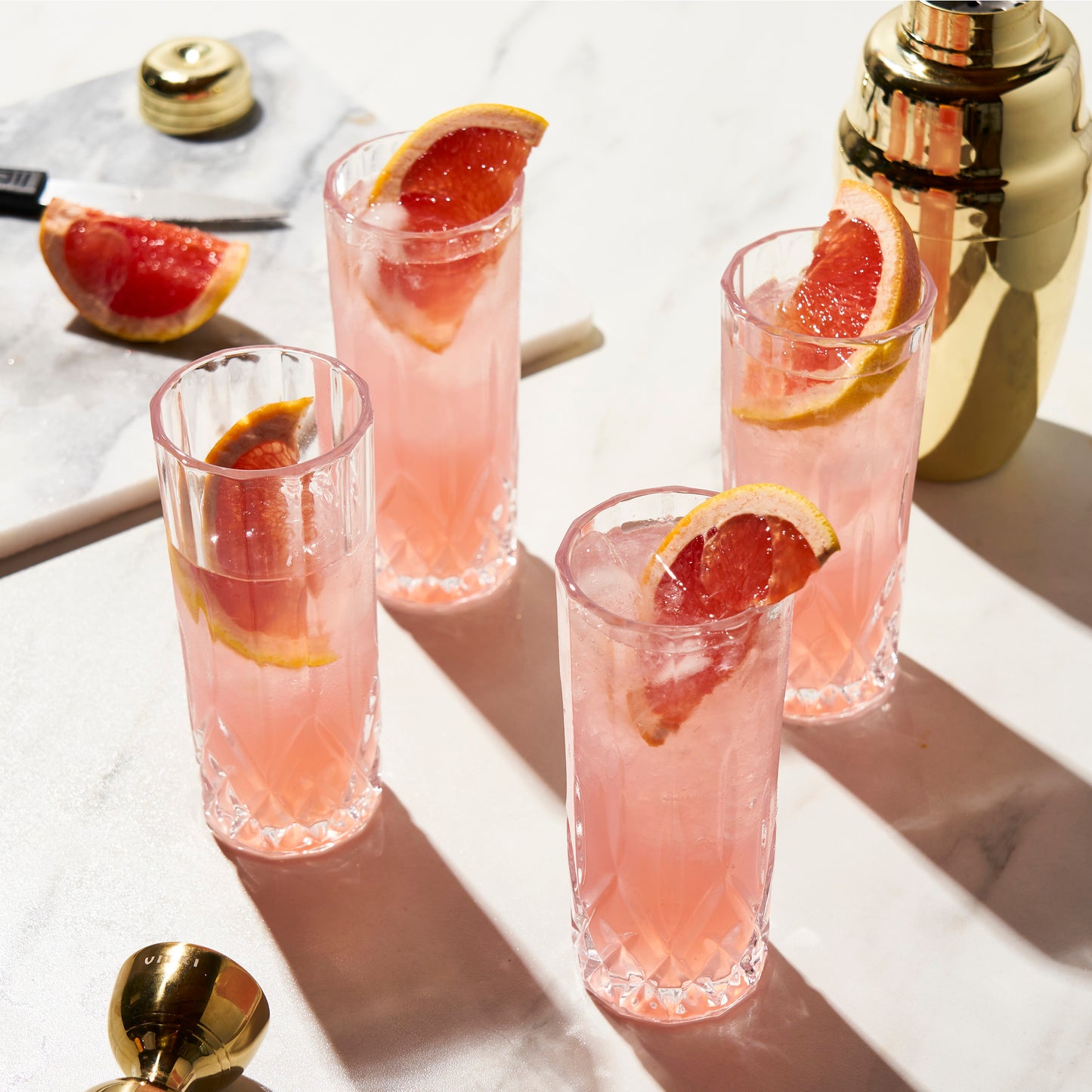 Admiral Crystal Highball Glasses by Viski, Set of 4 | Barsonist