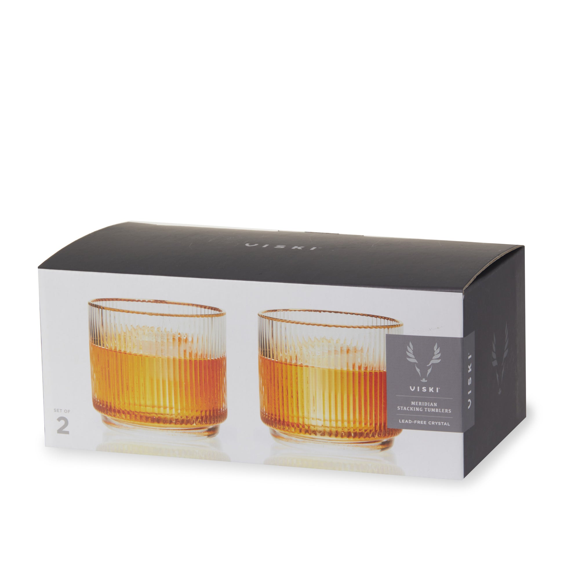 Meridian Crystal Lowball Tumblers Viski® (Set of 2)