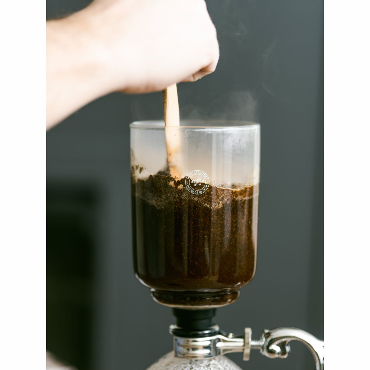 Yama Glass 3 Cup Tabletop Siphon Coffee Maker (Alcohol Burner) | Barsonist