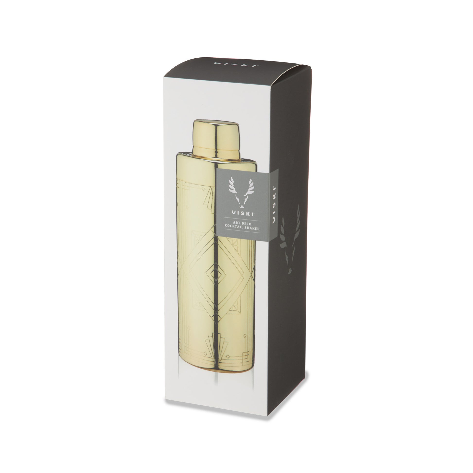 Art Deco 24 Oz Gold Cocktail Shaker Viski®