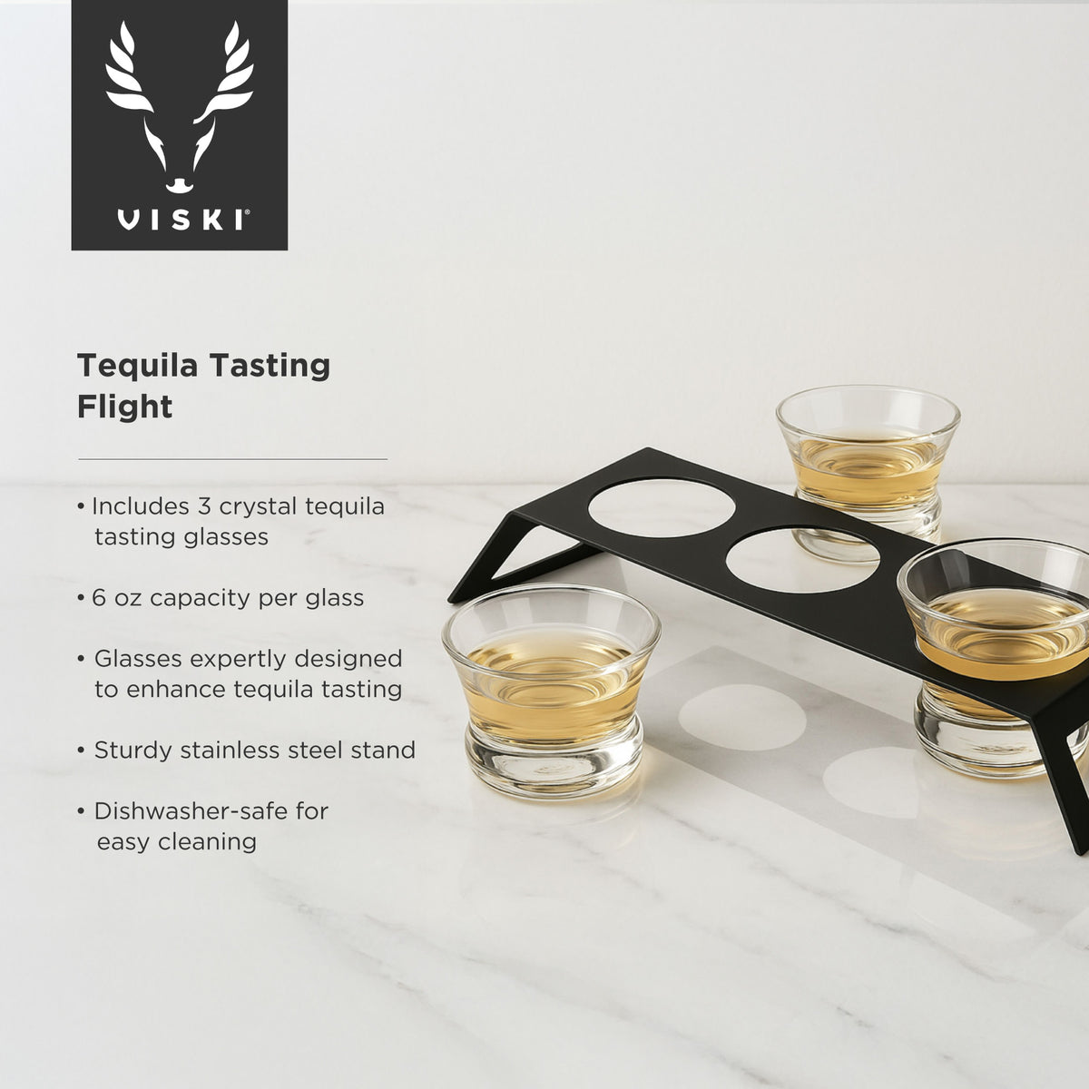 4 Piece Tequila Tasting Flight Viski®