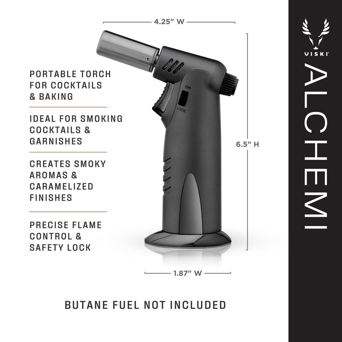 Alchemi Black Bartender's Torch Viski®
