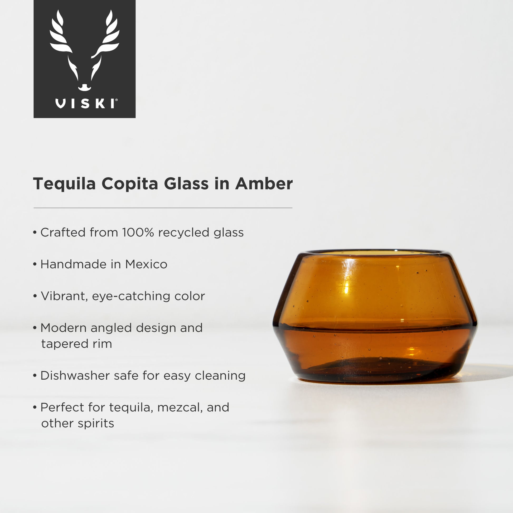 Copita Amber Tequila Glass Viski®